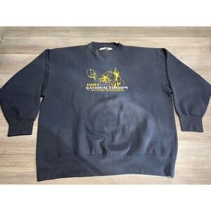 Vintage 1997 University Of Michigan Wolverines National Champs Sweatshirt Sz 2XL